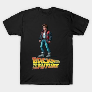 Marty McFly - pixelated T-Shirt